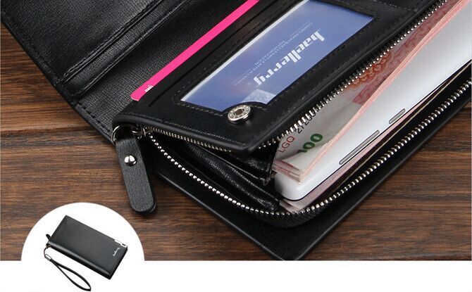 Baellerry Elegant Men Solid Wallet & Card Holders-Black Baellerry Elegant Men Solid Wallet & Card Holders-Black Accessories Baellerry Elegant Men Solid Wallet & Card Holders-Black Baellerry Elegant Men Solid Wallet & Card Holders-Black Accessories