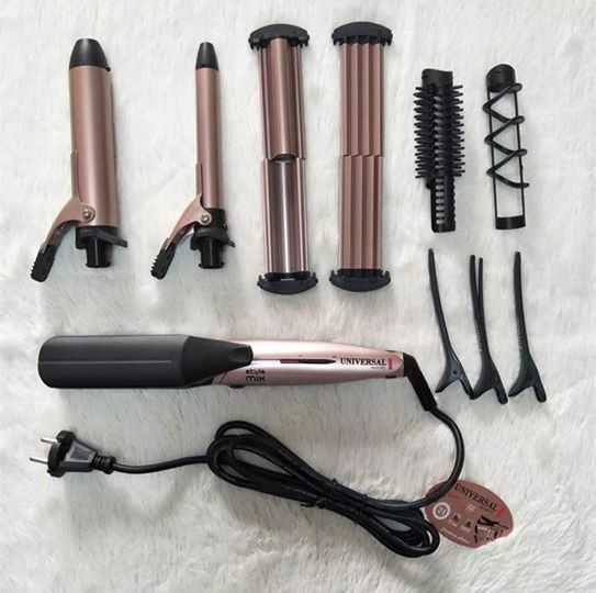 STRAIGHTENER AND CURLER-UNIVERSAL SALON PRO STRAIGHTENER AND CURLER-UNIVERSAL SALON PRO Hair Styling Electronics STRAIGHTENER AND CURLER-UNIVERSAL SALON PRO STRAIGHTENER AND CURLER-UNIVERSAL SALON PRO Hair Styling Electronics